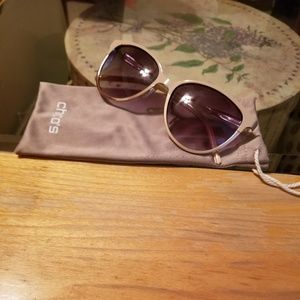 Chico's rose gold sunglasses